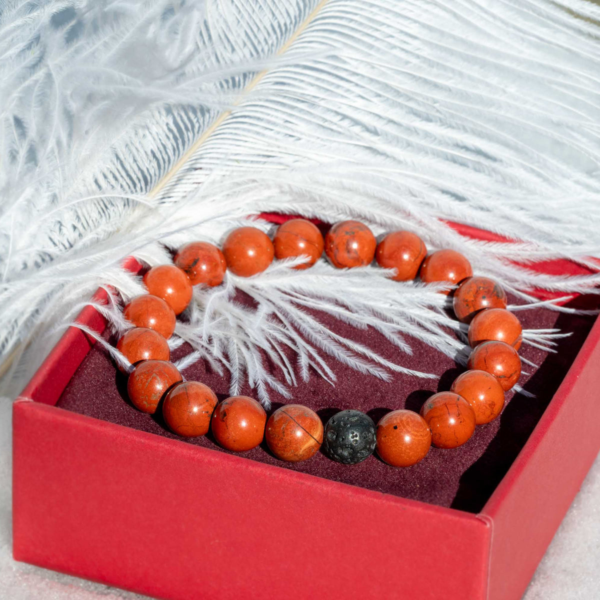 Armband, Heilsteine, Perlen, roter Jaspis, alternative Methoden, Steinschmuck