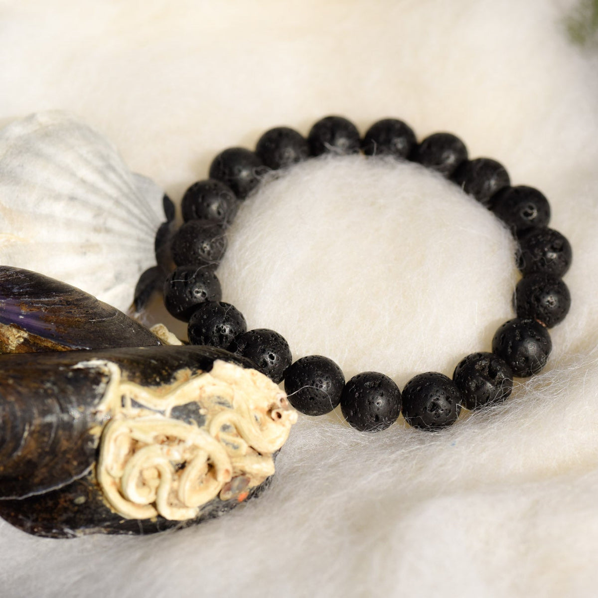 Armband, Heilsteine, Perlen, Lavastein, alternative Methoden, Steinschmuck