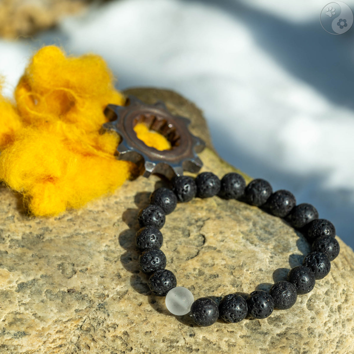 Armband, Heilsteine, Perlen, Lavastein, alternative Methoden, Steinschmuck