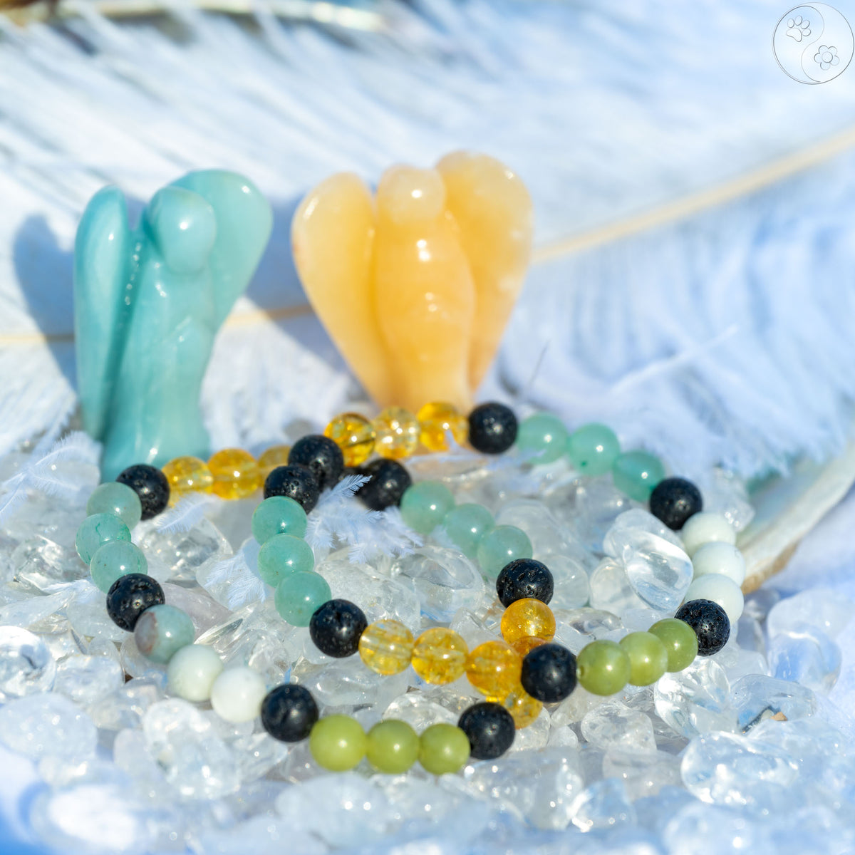 Kinderarmband, Heilsteine, Schutzengel, Trauer, Verlust, alternative Methoden