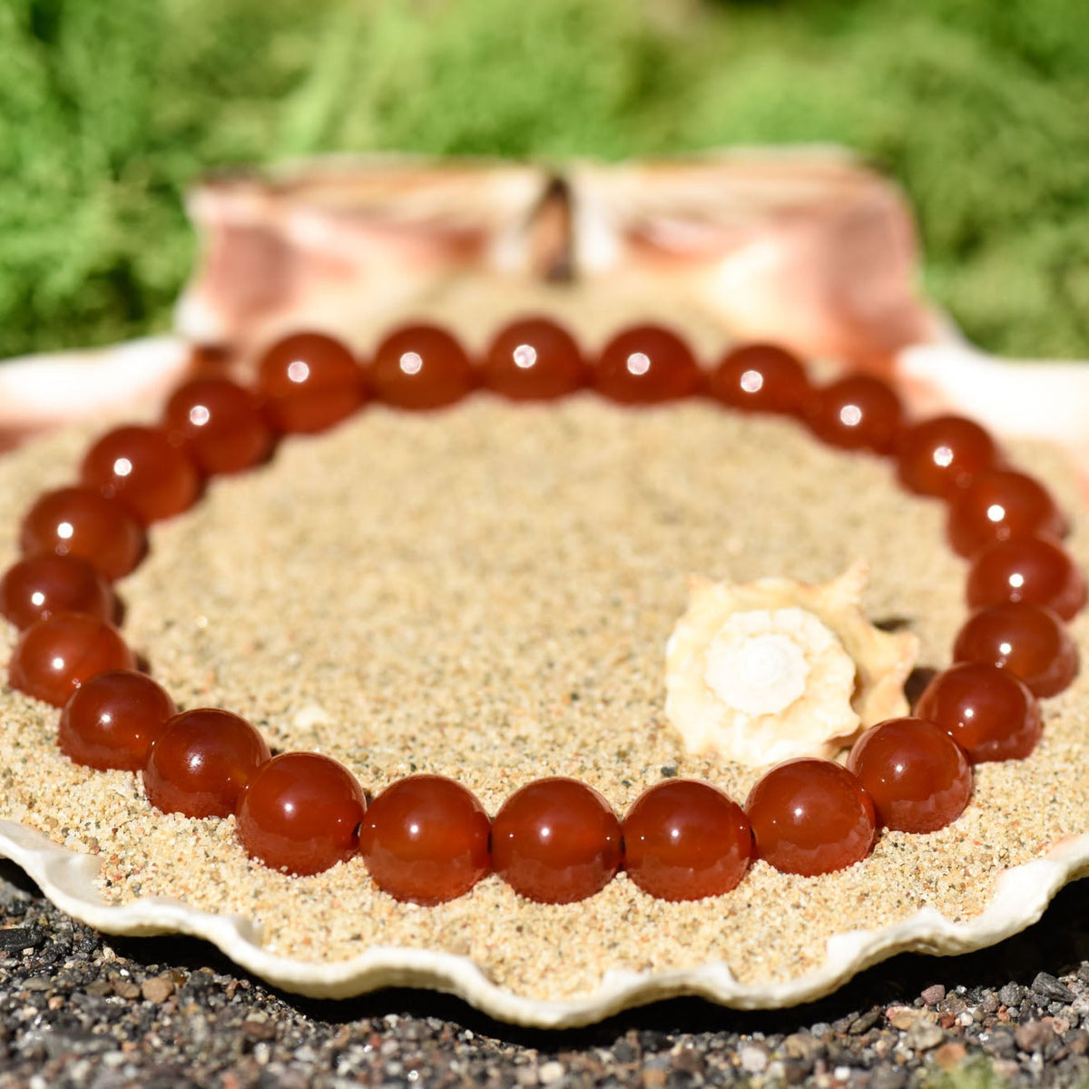 Armband, Heilsteine, Perlen, roter Achat, alternative Methoden, Steinschmuck