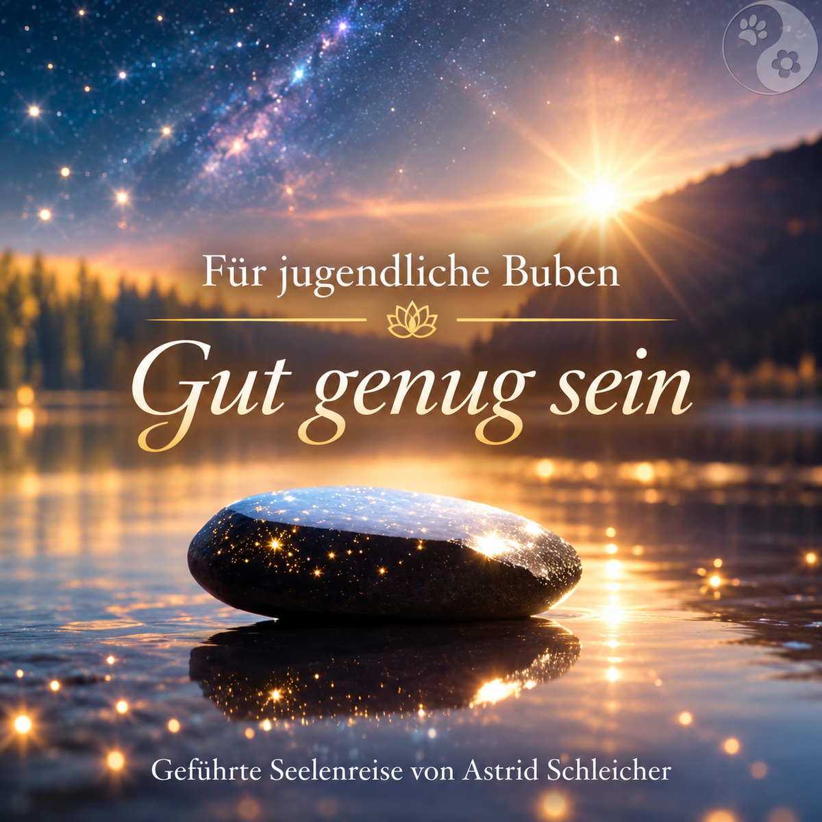 Stein, Gut genug sein-Meditation fuer jugendliche Buben