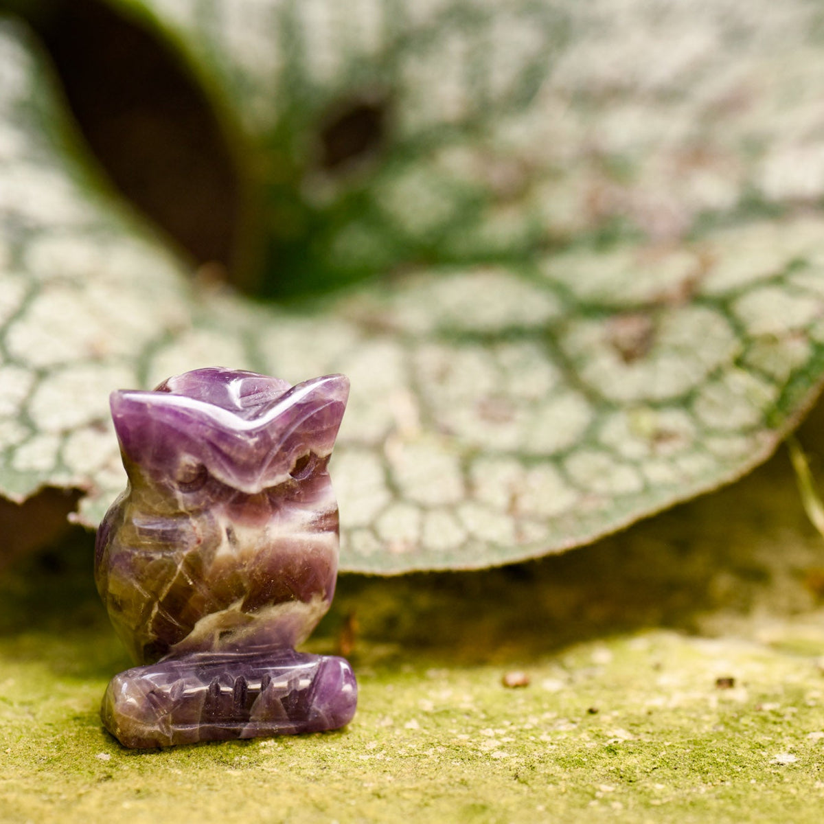 Eule aus Amethyst
