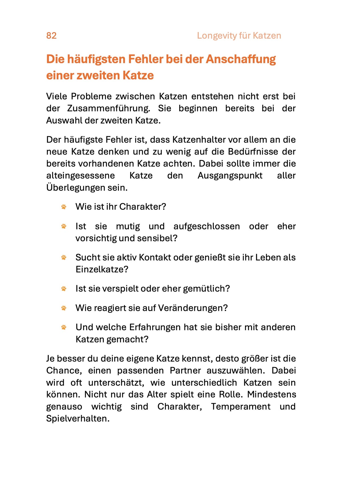 Anschaffung 2. Katze Longevity fuer Katzen