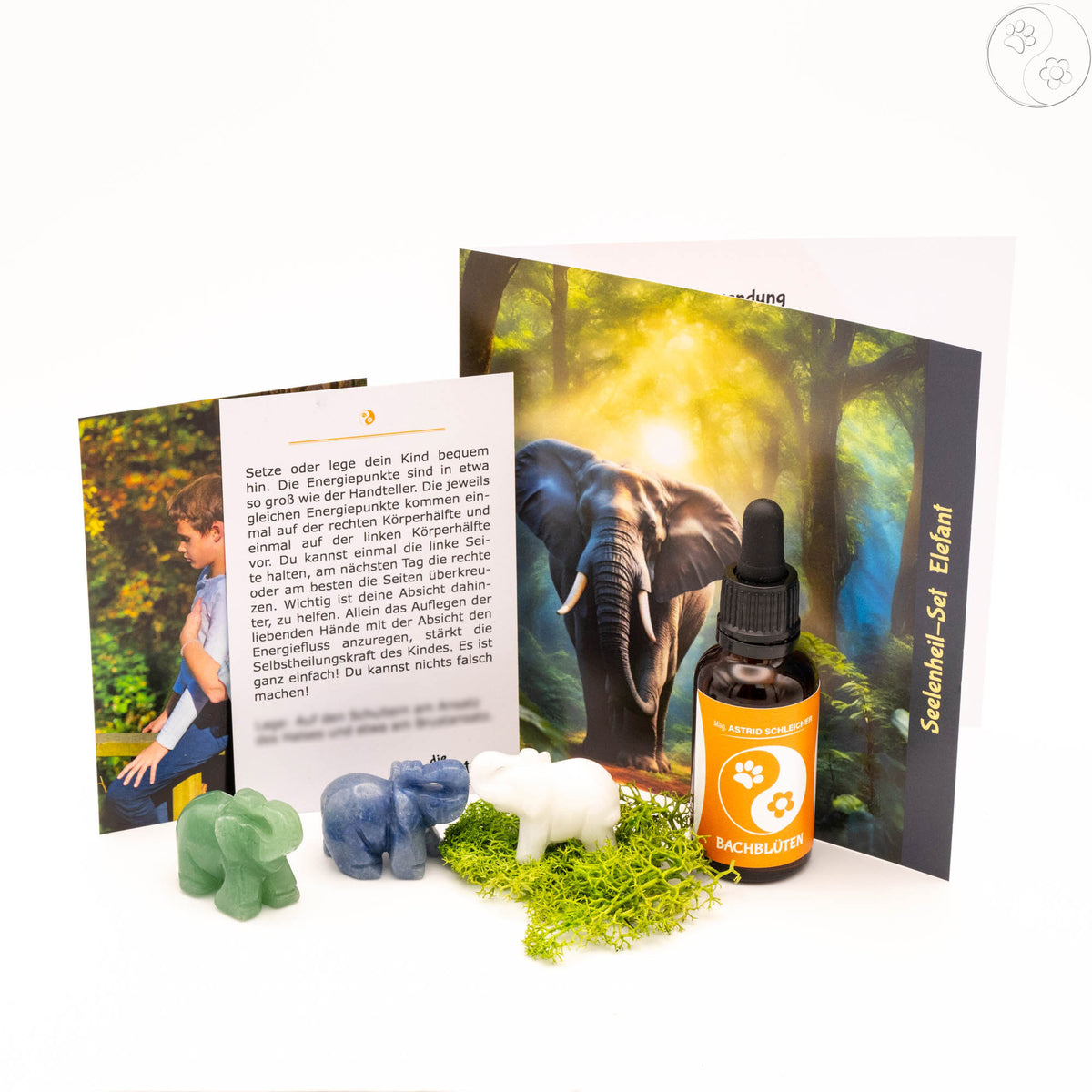Bestandteile Seelenheil-Set Elefant